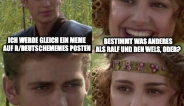 Sprecher aus dem Off: "Er pfostierte ein Meme über Ralf Schumacher und dem Wels."