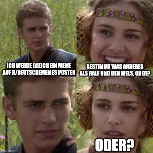 Sprecher aus dem Off: "Er pfostierte ein Meme über Ralf Schumacher und dem Wels."