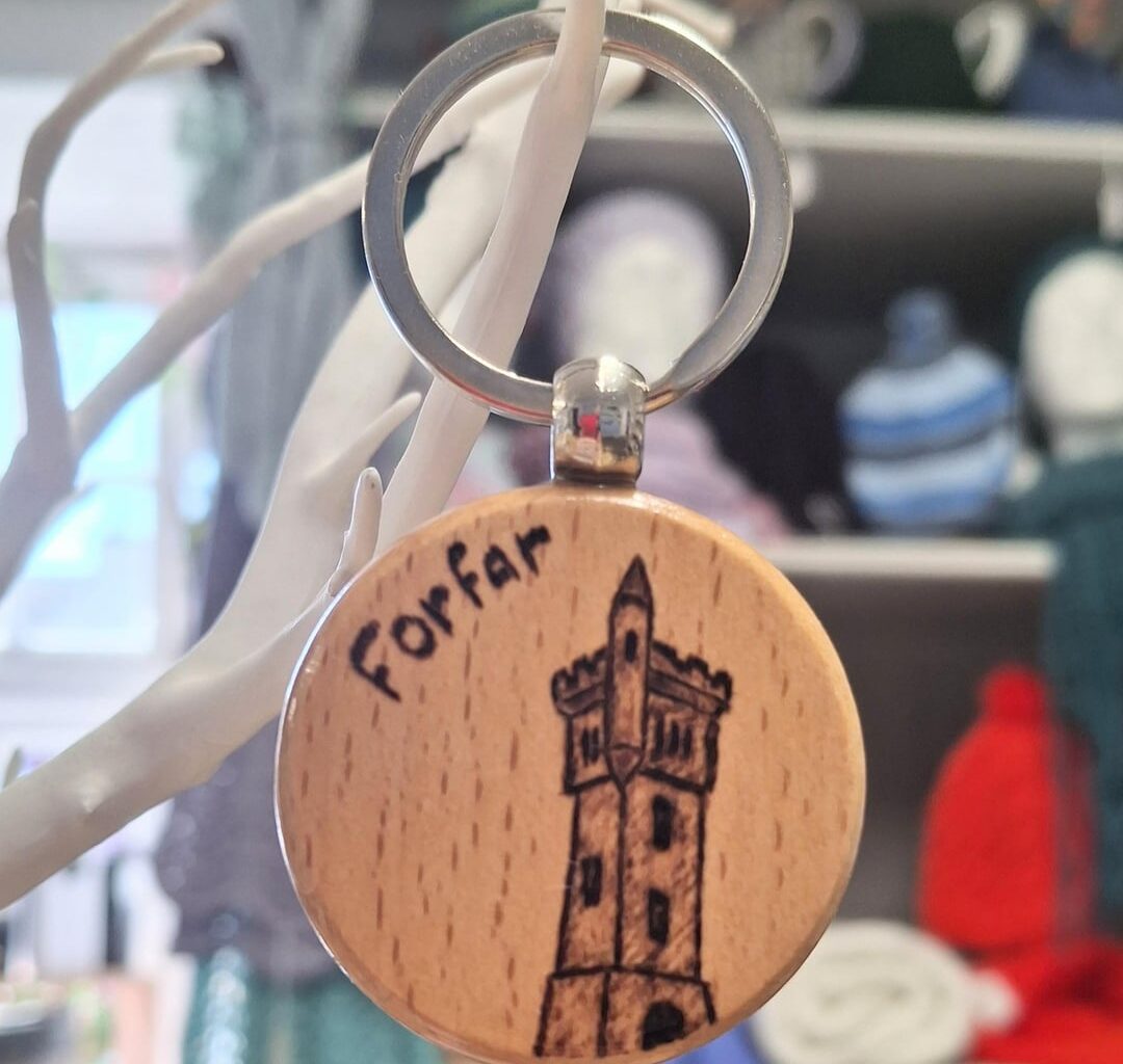 Started making keyrings for towns and villages here in Angus. Any thoughts on suitable landmarks for other towns? Both in Angus and out.