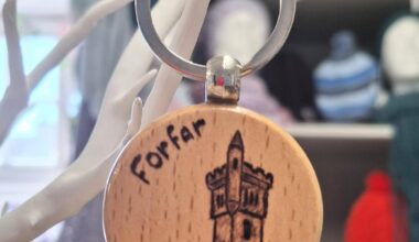 Started making keyrings for towns and villages here in Angus. Any thoughts on suitable landmarks for other towns? Both in Angus and out.