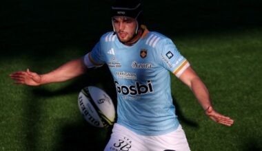 il seconda linea Alessandro Ortombina USAP Perpignan