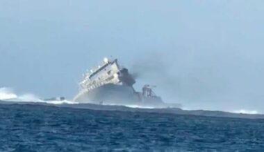 Samoan government says sunken Manawanui wreck will stay where it is
