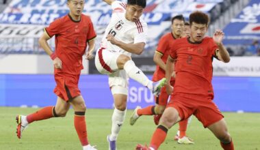 Japan down China, to face South Korea for East Asian title