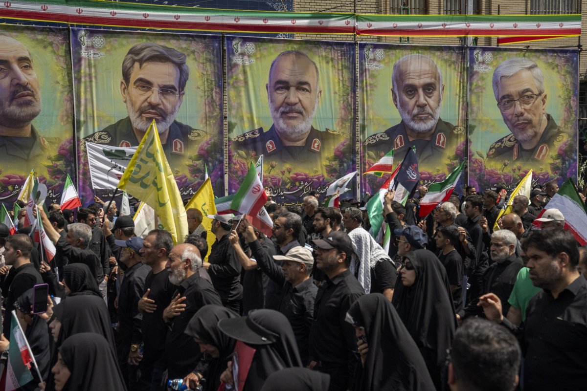 Iran, funeral, IRGC, victims