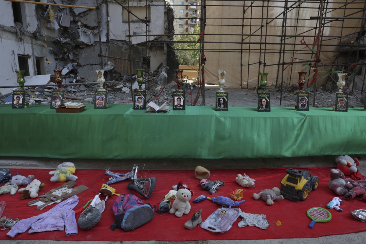 Iran portraits of killed children 
