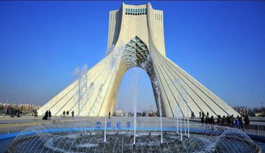 Azadi (freedom) Square in Tehran