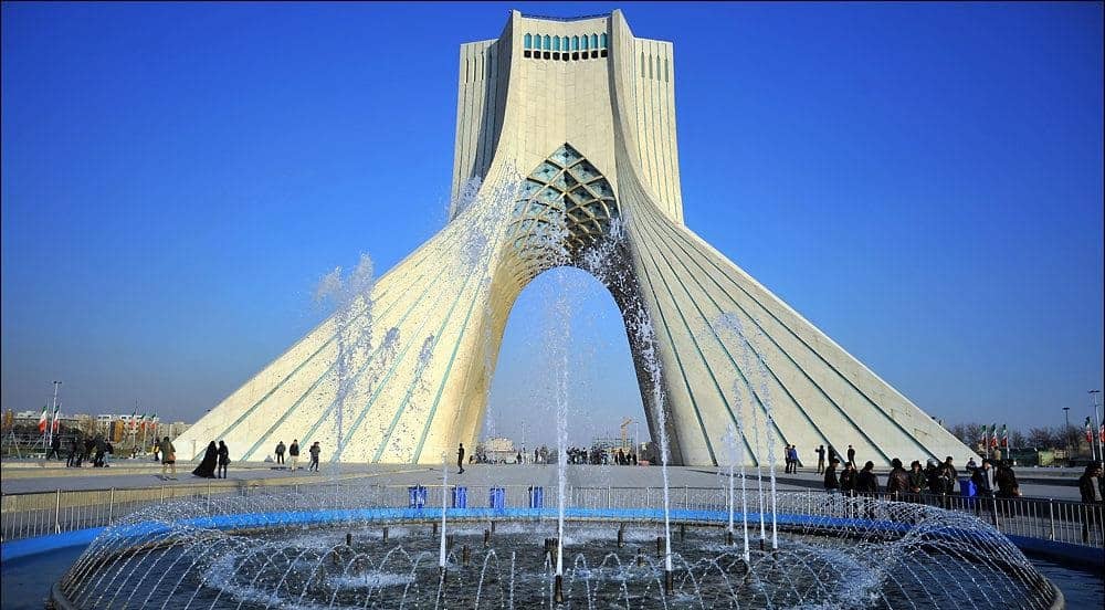 Azadi (freedom) Square in Tehran
