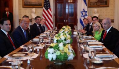Trump told reporters that lifting US sanctions on Syria would help that nation progress and that he hoped Iran could follow suit.