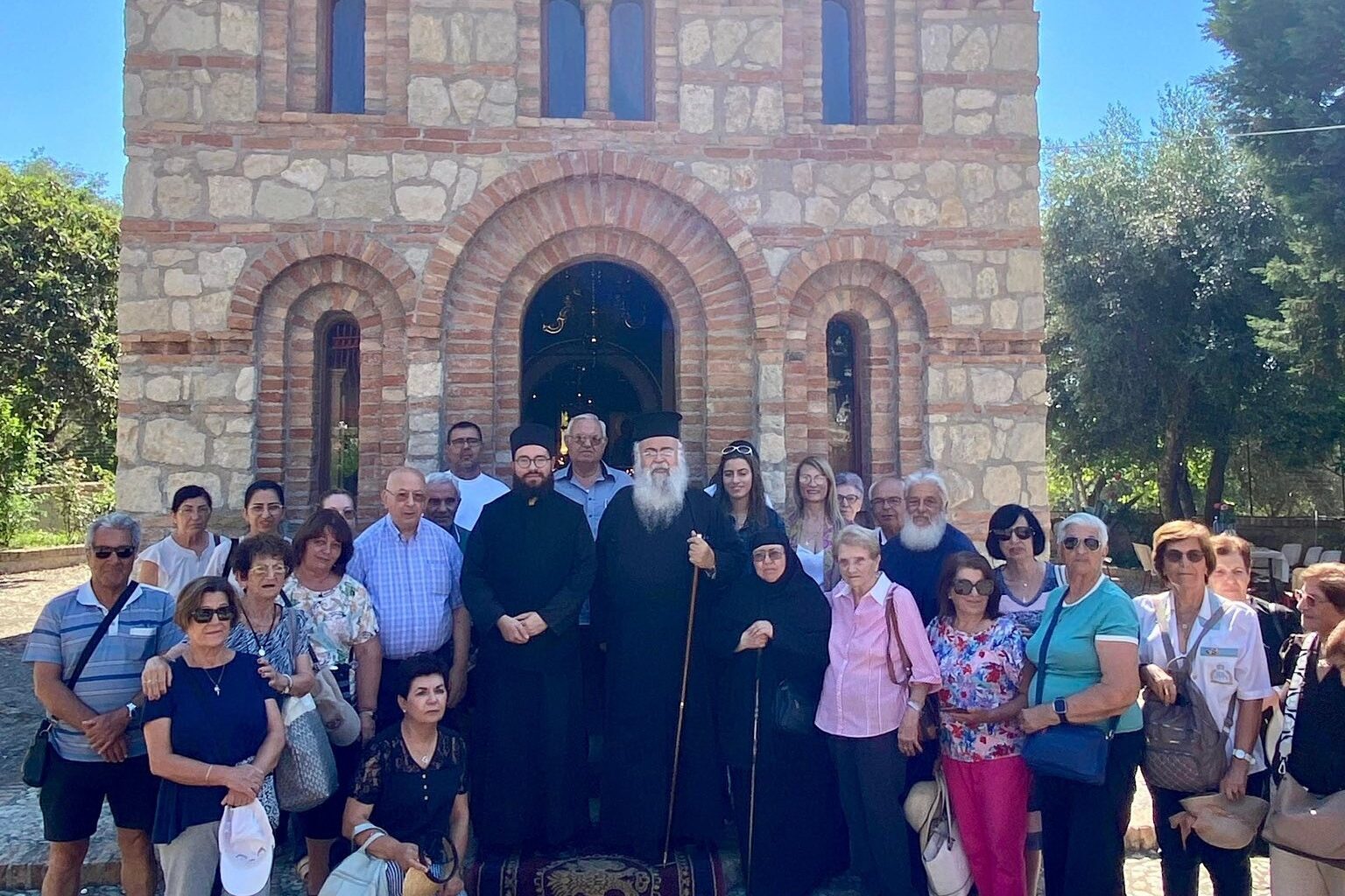 Historic day for Seminara Monastery: Archbishop of Cyprus visits and signs Holy Gospel
