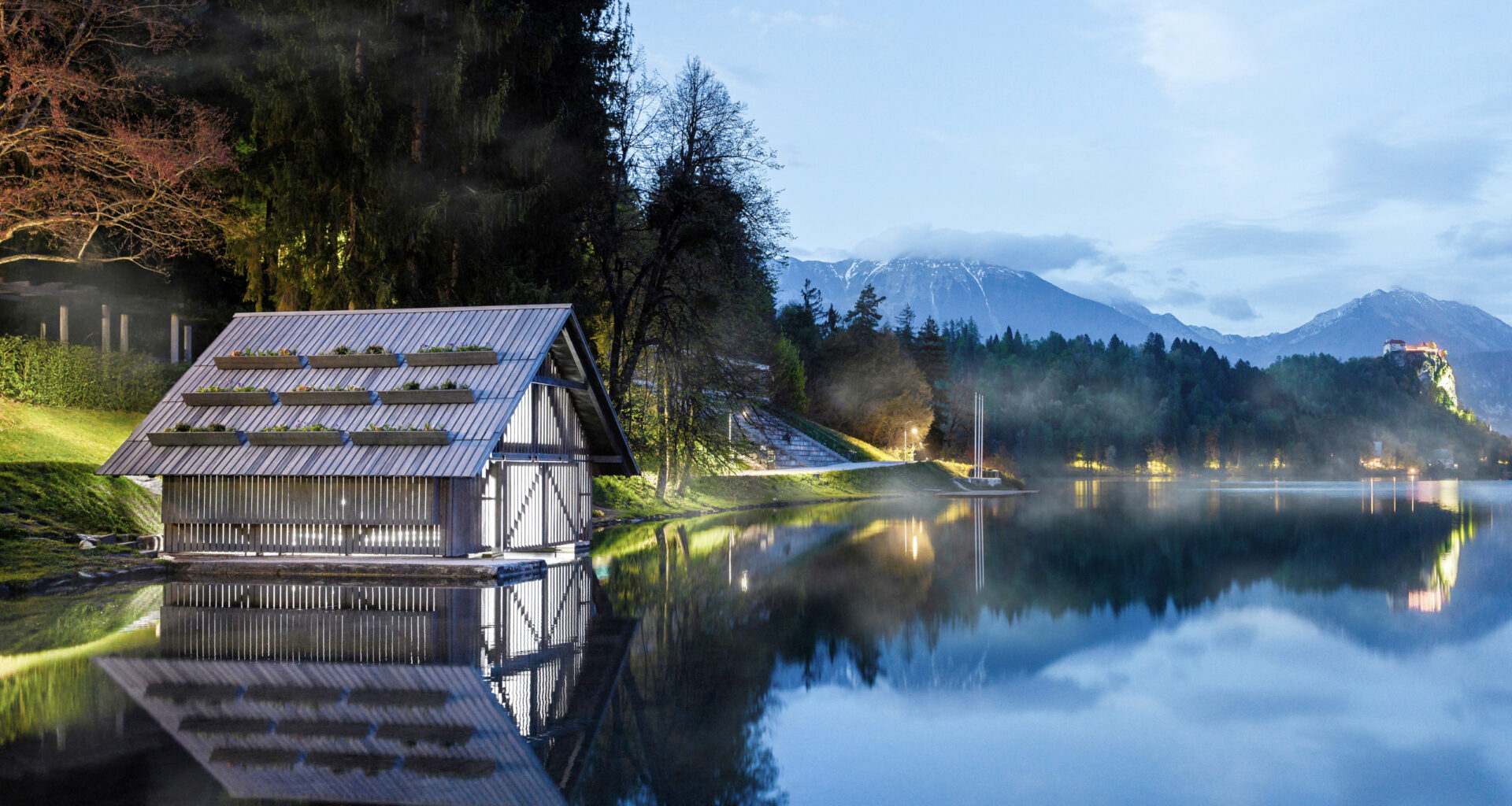 Boathouse Zaka, Lake Bled by OFIS Architects