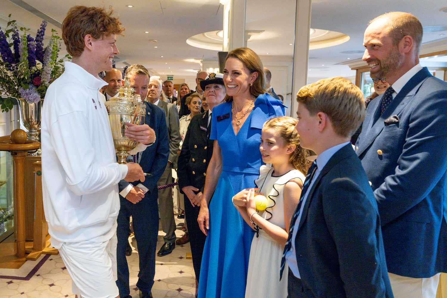 Kate Middleton and Prince William Ensure Prince Louis Doesn't Miss Out on Special Gift from Wimbledon Champion Jannik Sinner