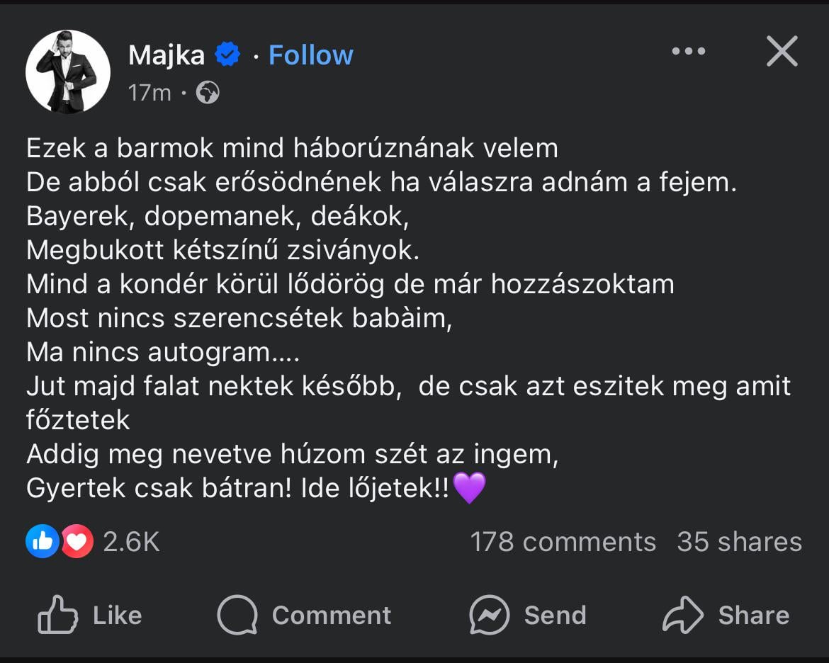 Majka válasz 👀