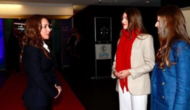 Princess Leonor and Infanta Sofía attend the final of the UEFA Women's EURO 2025 between the national teams of England and Spain.