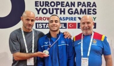 Judo player Vadim Cretu brings Moldova its first medal at the European Paralympic Youth Games