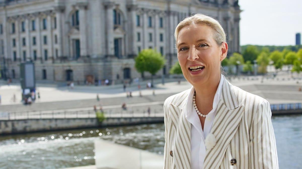 ARD-Sommerinterview mit AfD-Chefin Alice Weidel versinkt im Protest-Chaos