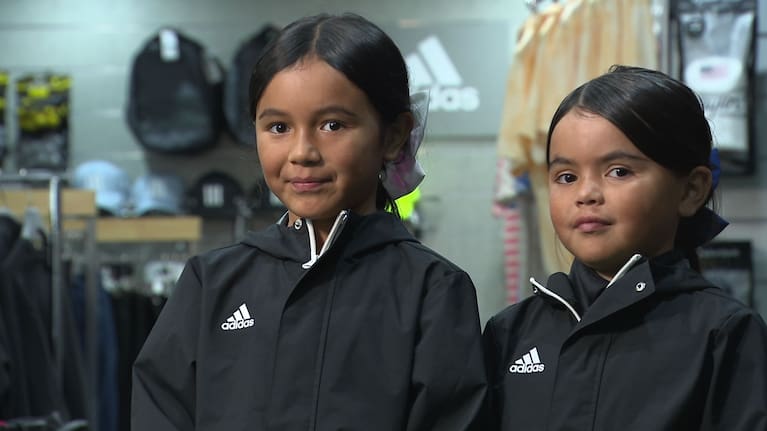 Eight-year-old Nikau and seven-year-old Arahina Black