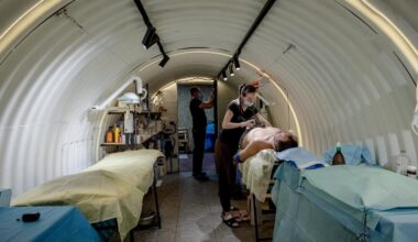 Ukraine’s field hospitals keep getting hit, so they are moving underground