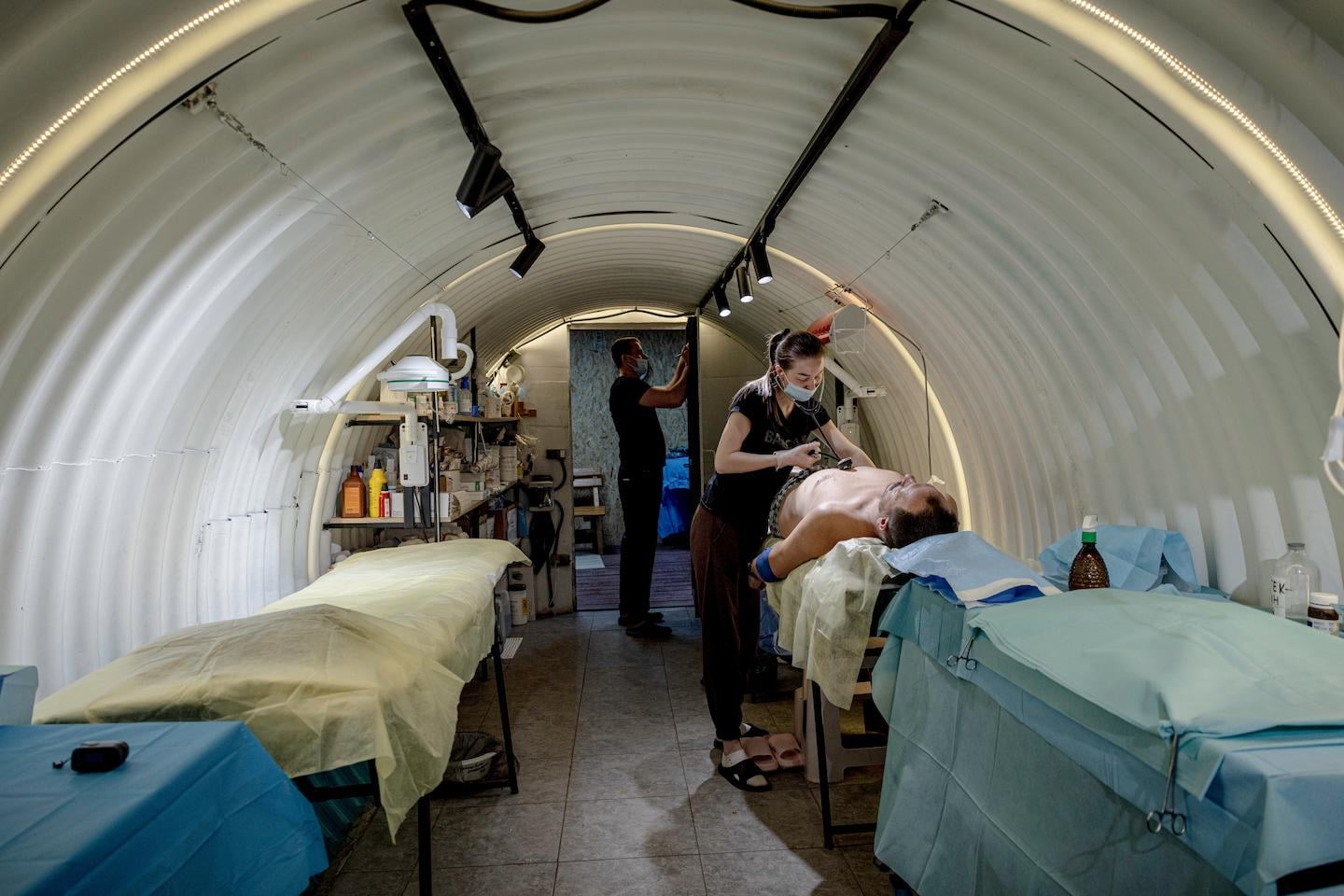 Ukraine’s field hospitals keep getting hit, so they are moving underground