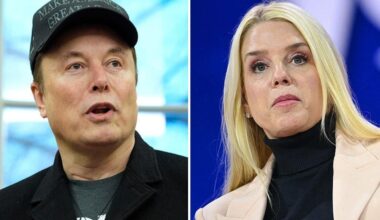 Musk Hints Epstein Jail Video is AI Generated, Blasts ‘Clown’ Pam Bondi Over Epstein List Cover-Up