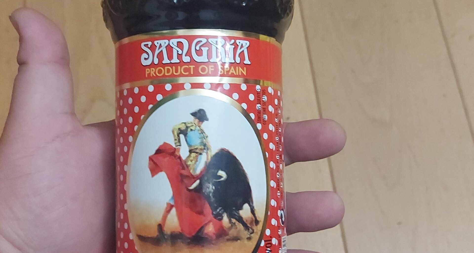 Need help getting a bottle of sangria