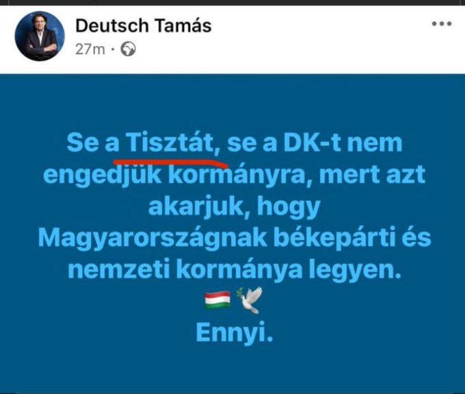 Tompika nem biztos hogy tiszta volt mikor ezt kiírta