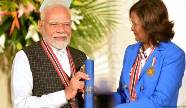 Indian PM Modi receives Trinidad and Tobago's highest honor