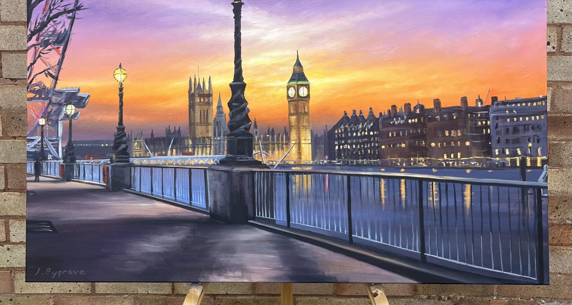My painting of London