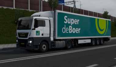 Voor het eerst truckspotten