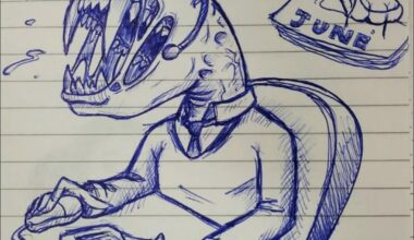 My only escape from an old shitty job was drawing in my notebook. Then I started bringing in a sketchbook. By the time I got fired, I had an entire watercolour and charcoal set on my desk 👍🏼