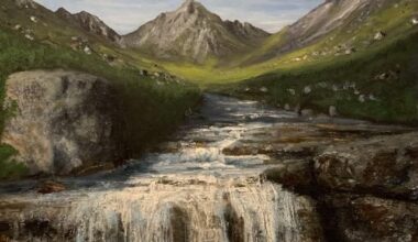 My Dad painted Glen Rosa in Arran.