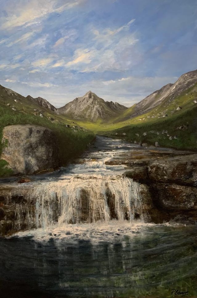 My Dad painted Glen Rosa in Arran.