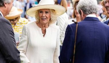 Queen Camilla attends race honoring her in-laws