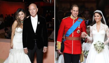 Jeff Bezos and Lauren Sánchez share unexpected wedding singer link with Prince William and Kate Middleton