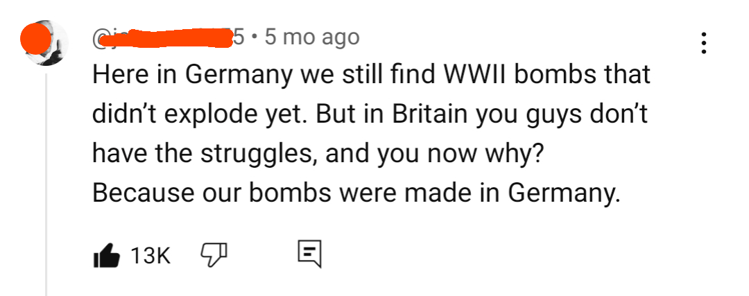 Hans burning Barry!