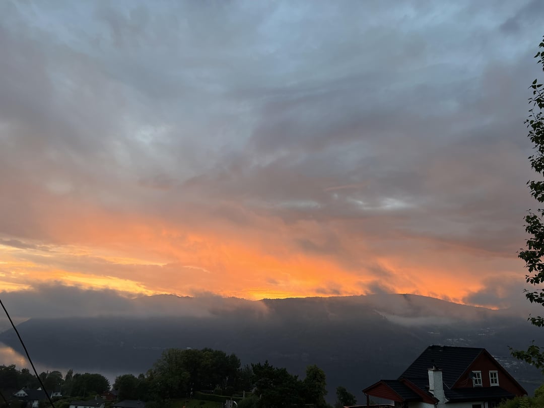 Love those dramatic skies near Bergen
