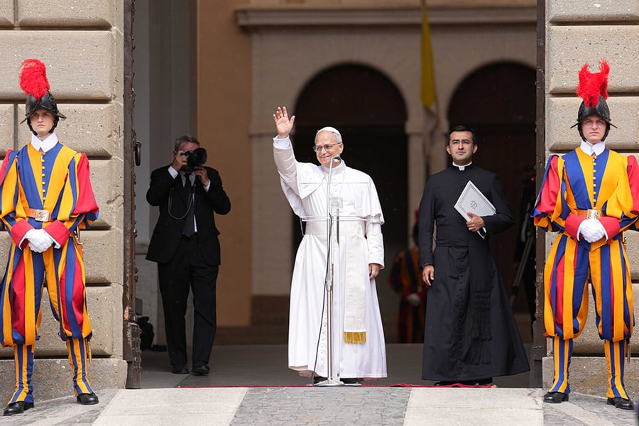 Caring for others, serving life is the 'supreme law,' pope says