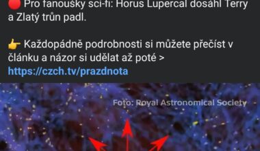 ČT 24 právě udělala referenci na Warhammer 40k