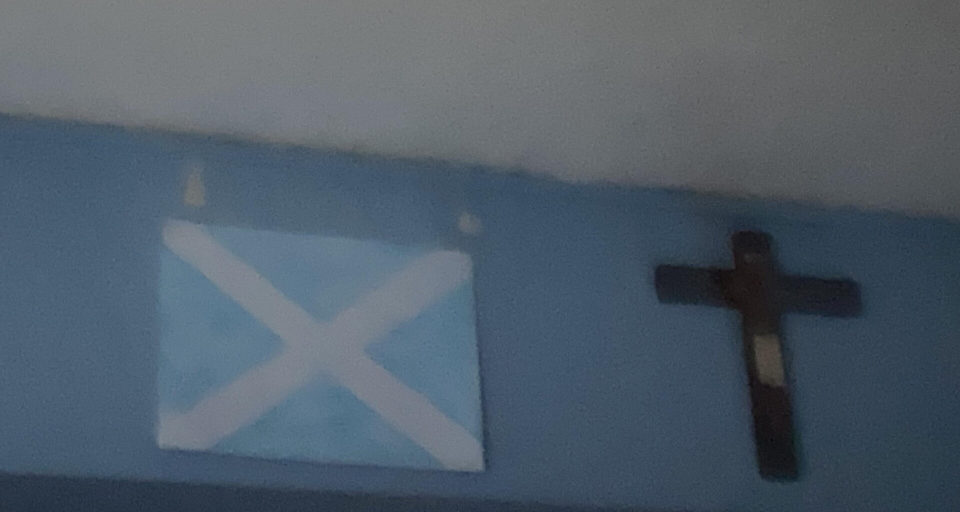 I woke up and decided to make a Scottish flag