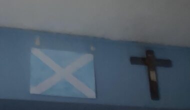 I woke up and decided to make a Scottish flag