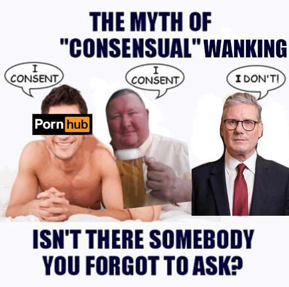 Oi Oi you got a wanking license?