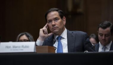 United States Secretary of State Marco Rubio testifies before the Senate Committee on Foreign Relations Hearings to examine the President’s proposed budget request for fiscal year 2026 for the Department of State in Washington U.S. May 20, 2025. (AA Photo)