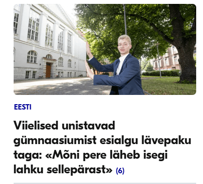 ..Millised pered lahku lähevad, sest laps ei saanud soovitud gümnaasiumisse?