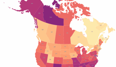 [OC] North American Subdivisions by Homicide Rate in 2023