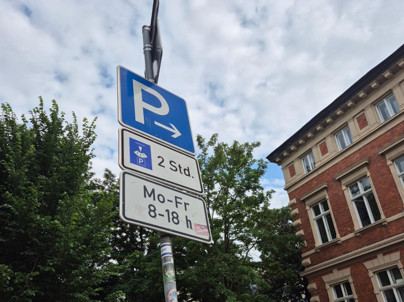 Parking Sign Hello