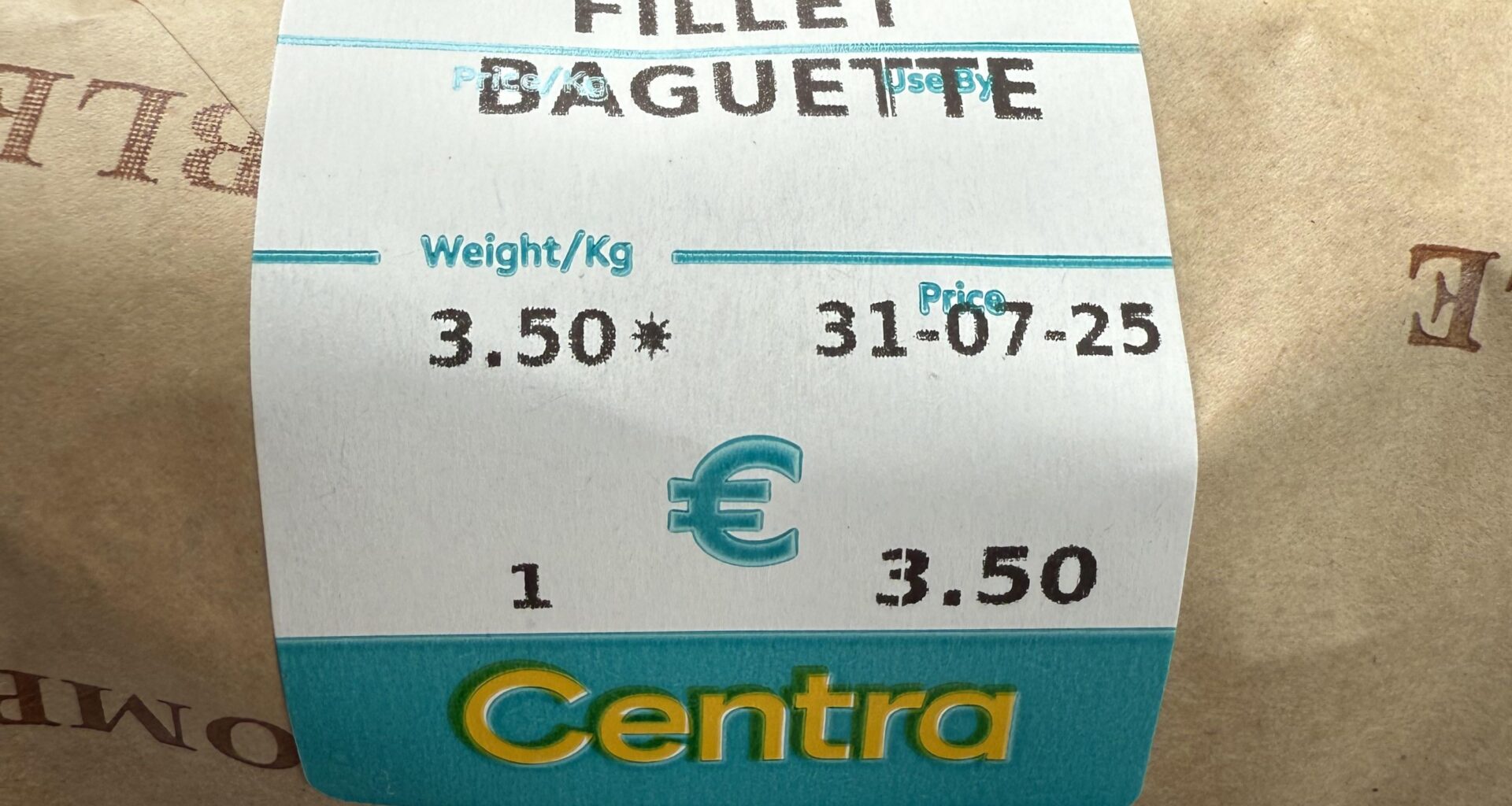 Did I enter a time warp!? €3.50 for a chicken roll 🥹