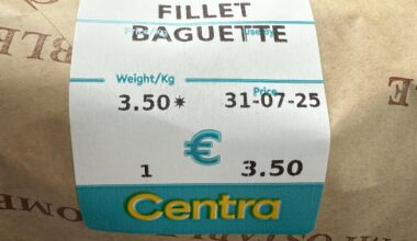 Did I enter a time warp!? €3.50 for a chicken roll 🥹