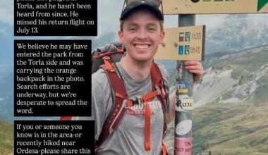 🚨 Missing Hiker in Spain — Cole Henderson (27M) Last Seen Near Ordesa National Park on July 9