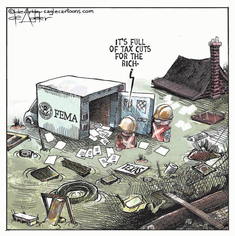 When you gut FEMA it doesnt work