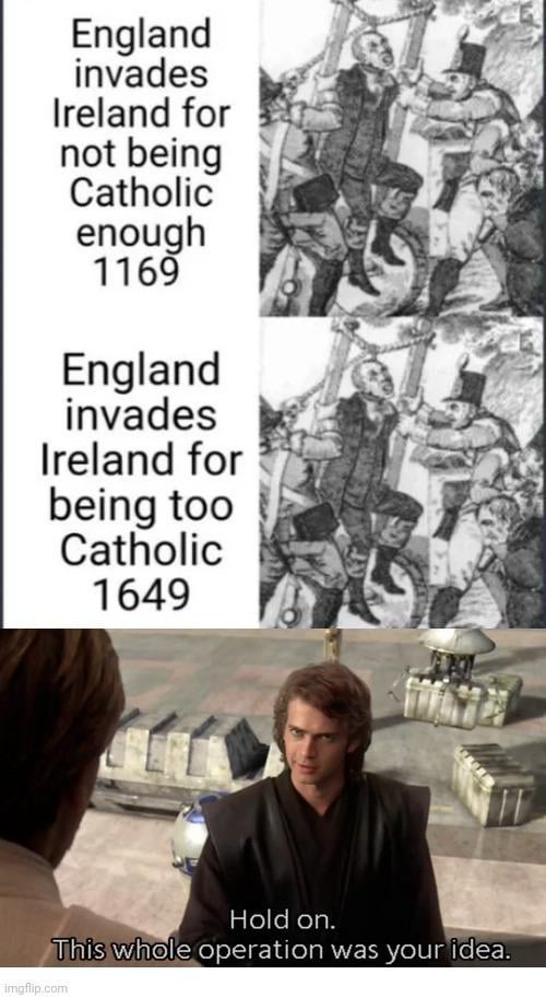 Ireland just wanted to be left alone to enjoy a good cuppa.
