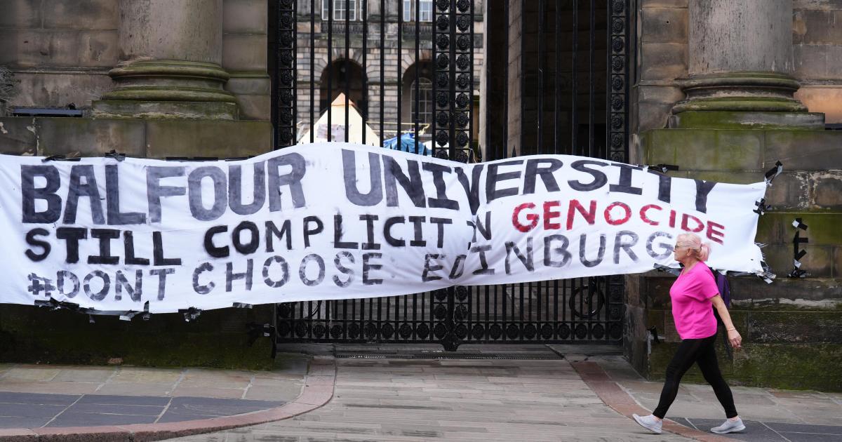 Edinburgh uni named in UN report as ‘most financially tangled’ to Israel in UK